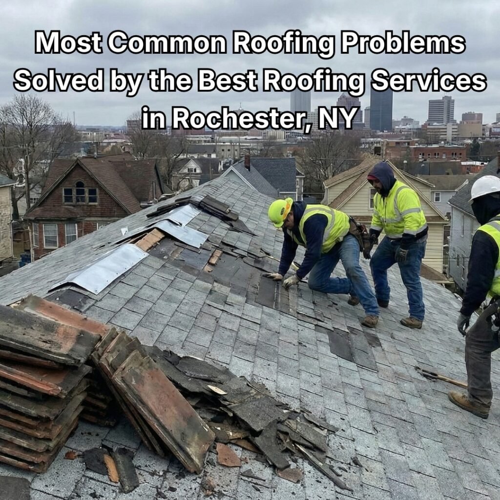 Most Common Roofing Problems Solved by the Best Roofing Services in Rochester, NY