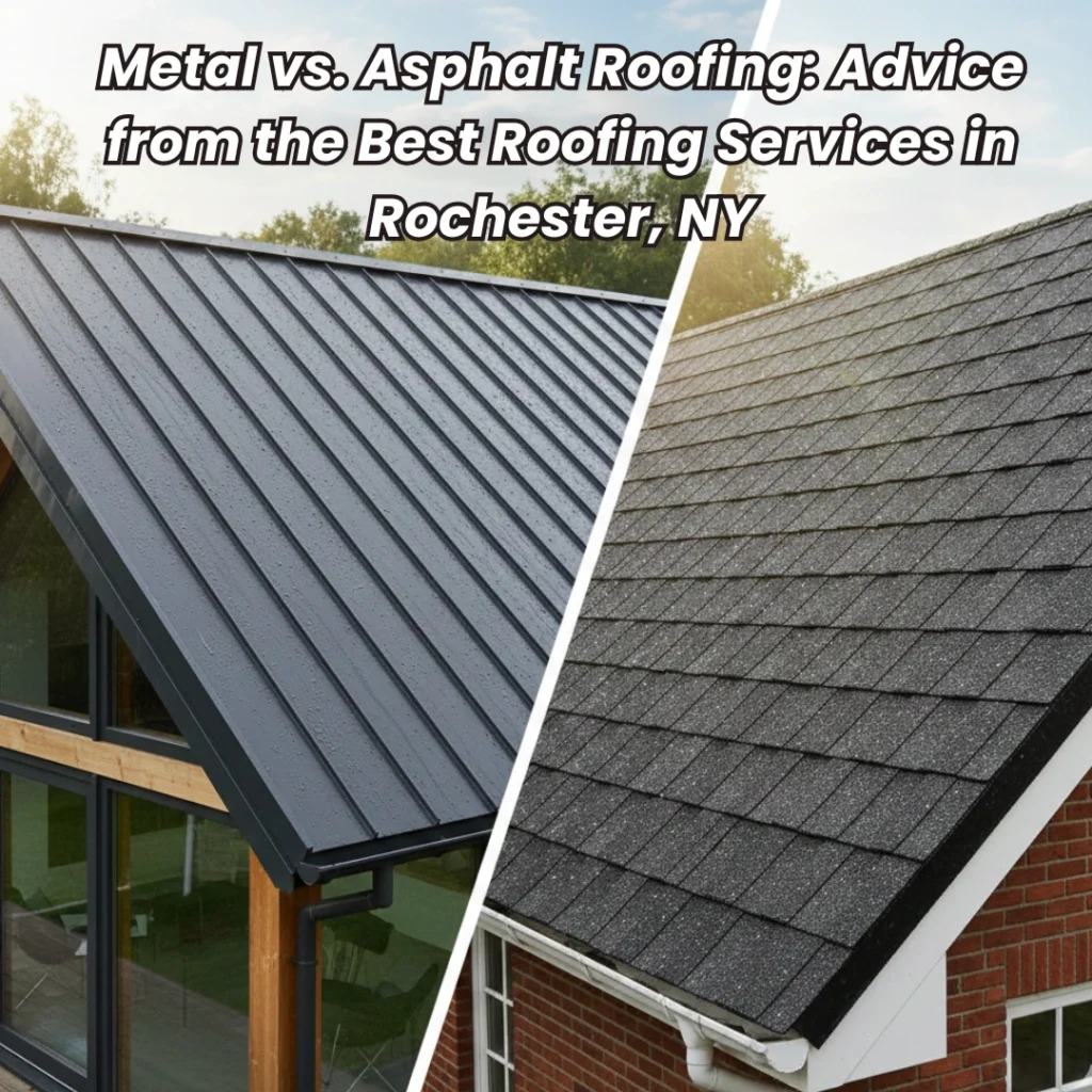 Metal vs. Asphalt Roofing Advice from the Best Roofing Services in Rochester, NY (1)