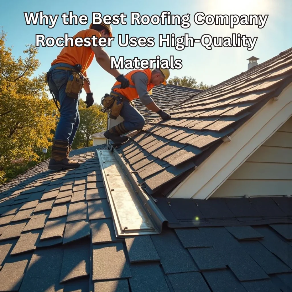 Why the Best Roofing Company Rochester Uses High-Quality Materials