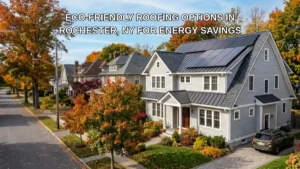 Eco-Friendly Roofing Options in Rochester, NY for Energy Savings