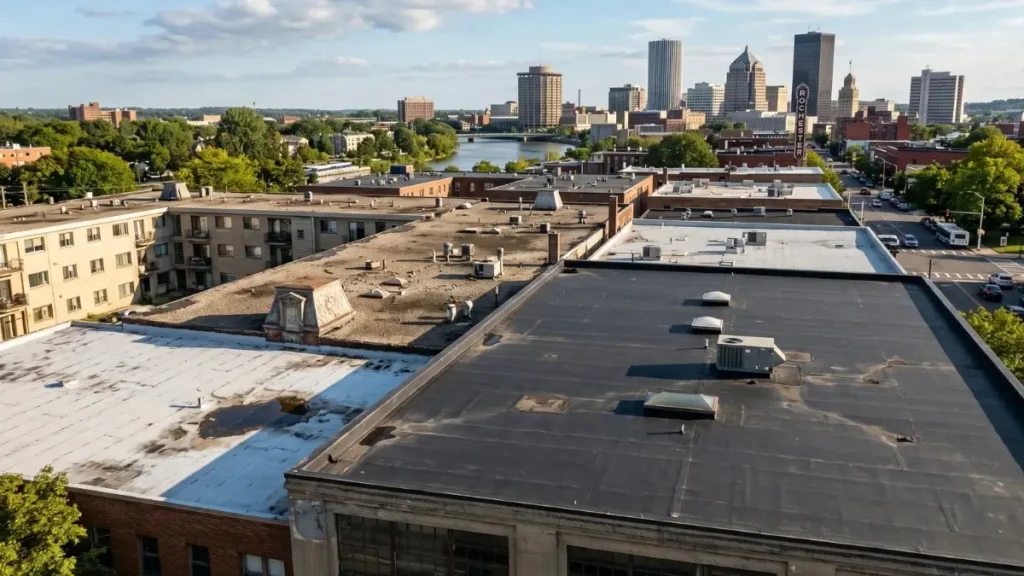 Flat Roofing Systems in Rochester, NY: Pros and Cons