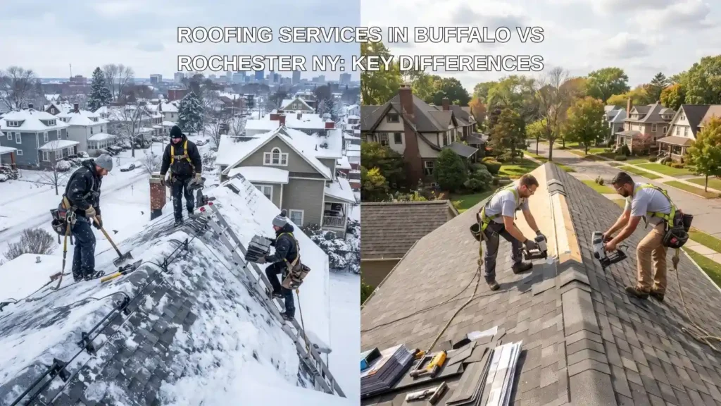 Roofing Services in Buffalo vs Rochester NY: Key Differences