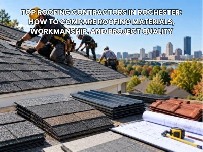 Top Roofing Contractors in Rochester: How to Compare Roofing Materials, Workmanship, and Project Quality
