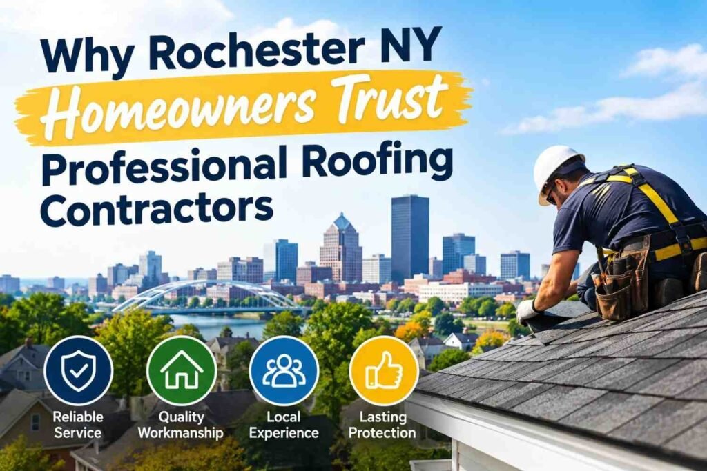 Why Rochester NY Homeowners Trust Professional Roofing Contractors